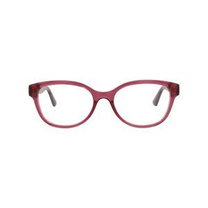 Gucci Round-Frame Injection Optical Frames Red Womens